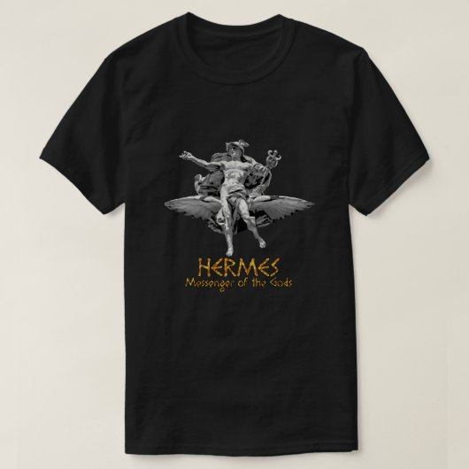 65 MCMLXV Hermes Greek Mythology Messenger van de T-shirt (Design voorkant)