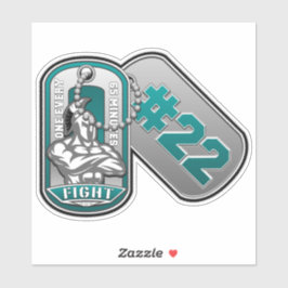 65 minuten op maat gesneden vinyl Sticker