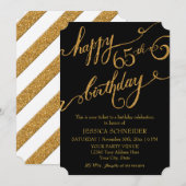 65e, 65e verjaardag Ticket Celebration Kaart (Voorkant / Achterkant)