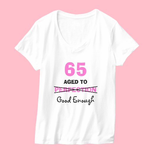 65e anniversaire Cadeaux pour femmes T-shirt