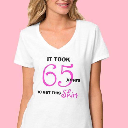 65e anniversaire Cadeaux pour son T-shirt - Drôle