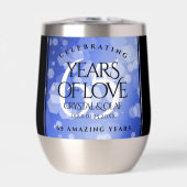 65e anniversaire de l'élégant Mariage Blue Sapphir (Avant)