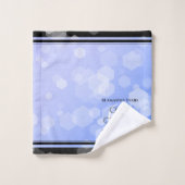 65e anniversaire de l'élégant Mariage Blue Sapphir (Gant de toilette)