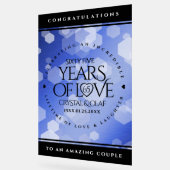 65e anniversaire de l'élégant Mariage Blue Sapphir (Angle)