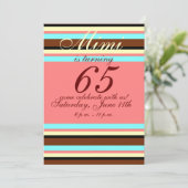 65e anniversaire Invitation (Debout devant)