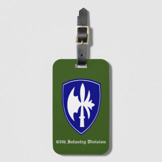 65e Bagagelabel infanteriedivisie