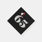 65e Birthday party ballonnen Servet (Hoek)