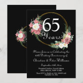 65e Blue Sapphire Wedding Jubileum Rozen Kaart (Voorkant / Achterkant)