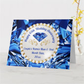 65e carte d'anniversaire du Mariage pour maman et (Fleur jaune)