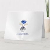 65e carte d'anniversaire du Mariage pour maman et (Dos)