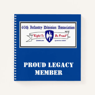 65e infanteriedivisie notitieboek