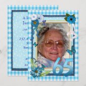 65e invitation à la fête d'anniversaire de la phot (Devant / Derrière)