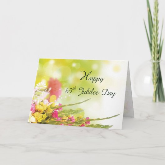 65e Jubileum van de Religieuze Beroep, Nun Kaart (Voorkant)