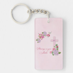 65e Jubileum van het Religieuze Leven Katholieke N Sleutelhanger