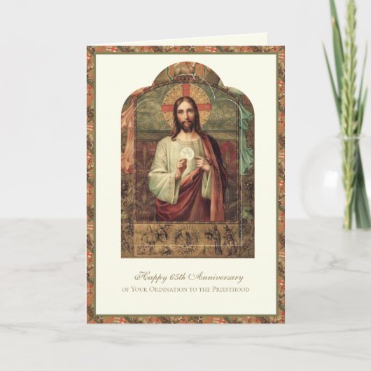 65e PRIEST-JUBILEUM Kaart (Voorkant)