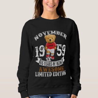 65e Verjaardag 65 Jaar Oude Cadeau Vintage 1 novem Trui