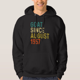 65e verjaardag 65 jaar oude geit sinds augustus 19 hoodie