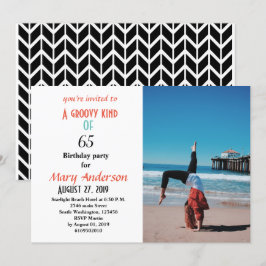 65e verjaardag Een groovy soort 65 verjaardag Kaart