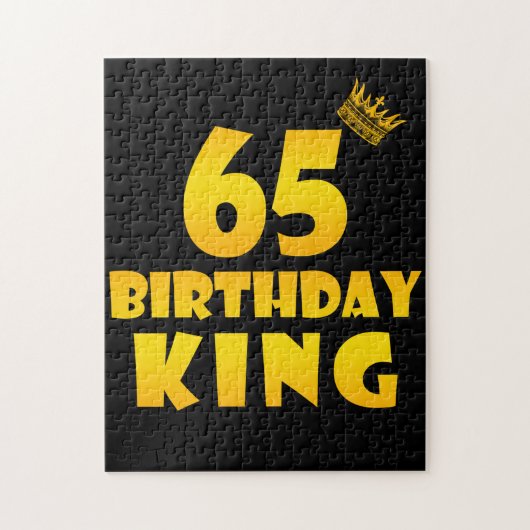 65e verjaardag Gift voor 65 jaar oude Birthday Kin Legpuzzel (Verticaal)