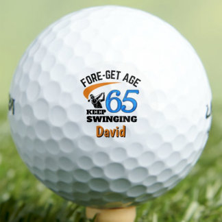 65e verjaardag Golfer Cadeau Nog steeds Swingen Golfballen