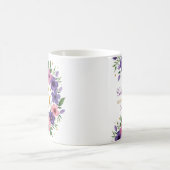 65e verjaardag Mok - Bloemenkrans met gouden numme (Center)