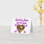 65E VERJAARDAG RELIGIEUS KAART (Gele Bloem)