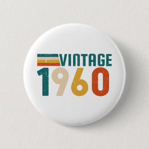 65E VERJAARDAG RONDE BUTTON 5,7 CM