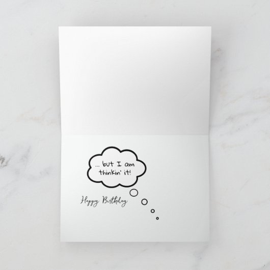 65e Verjaardag Rooster Humor Kaart (Binnen)