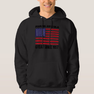 65e verjaardag van Amerika geweldig sinds 1957 Hoodie