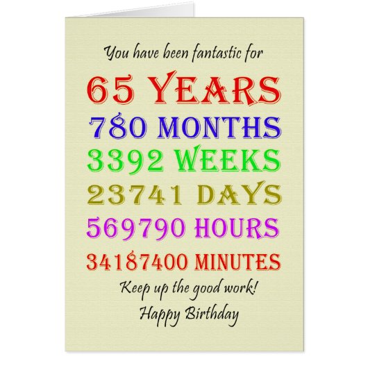 65e verjaardag van de mijlpalen (Voorkant)