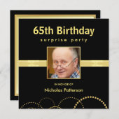 65e verjaardag van de Uitnodigingen van de Partij (Voorkant / Achterkant)