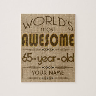 65e verjaardag van de viering van de wereld Best F Legpuzzel