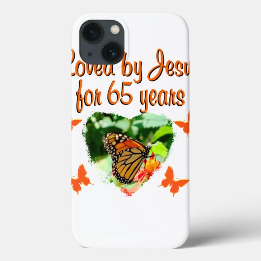65E VERJAARDAG VLINDER Case-Mate iPhone CASE (Achterkant)