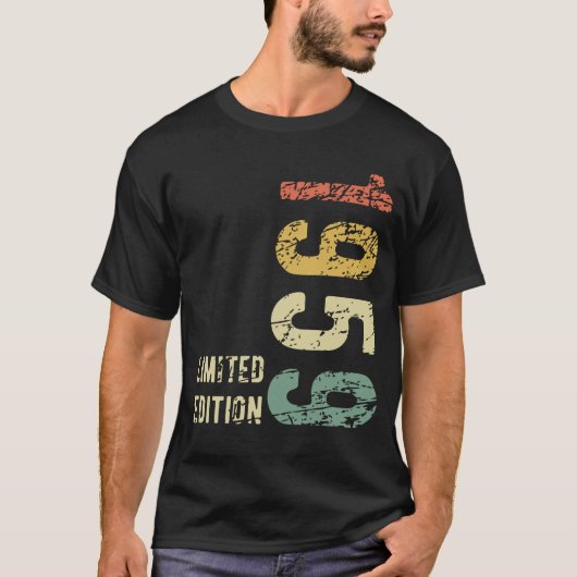 65e verjaardagscadeau 1959 Limited Edition 65 jaar T-shirt (Voorkant)