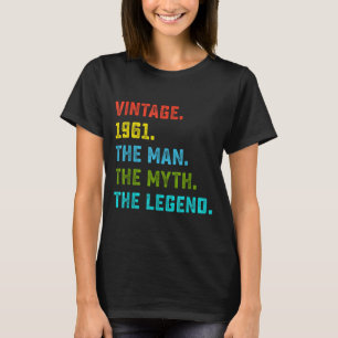 65e verjaardagscadeau man mythe legende geboren in t-shirt