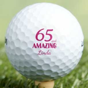 65e verjaardagscadeau voor buurvrouw 50 & Verrasse Golfballen
