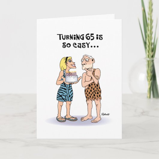65ste verjaardag kaart (Voorkant)