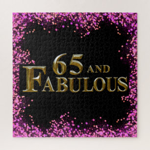 65ste verjaardag  legpuzzel