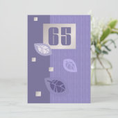 65th Birthday Celebration Custom Invitations (Debout devant)