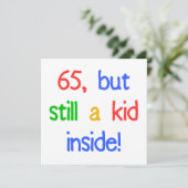 65th Birthday Gag Gifts Kaart (Staand voorkant)