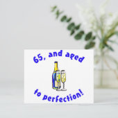  65th Birthday Gag Gifts Kaart (Staand voorkant)