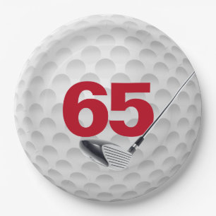 65th Birthday Golf Ball Design Bord