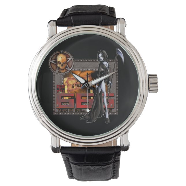 666 Mannen horloge (Voorkant)