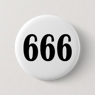 666 RONDE BUTTON 5,7 CM