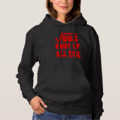 666 Square Root All Evil Mathematician Math Teache Hoodie (Voorkant)