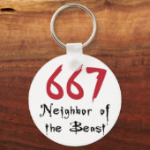 667 Buurman van het Beest Sleutelhanger (Voorkant)
