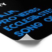 66 Boeken van de Bijbel Poster (Hoek)