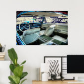 "66 Dodge Lader Interior Poster (Thuiskantoor)