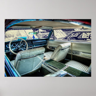 "66 Dodge Lader Interior Poster