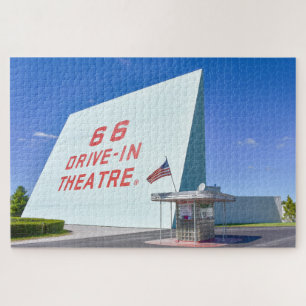 66 Drive-In Bioscoop, Route 66, Carthage, Missouri Legpuzzel